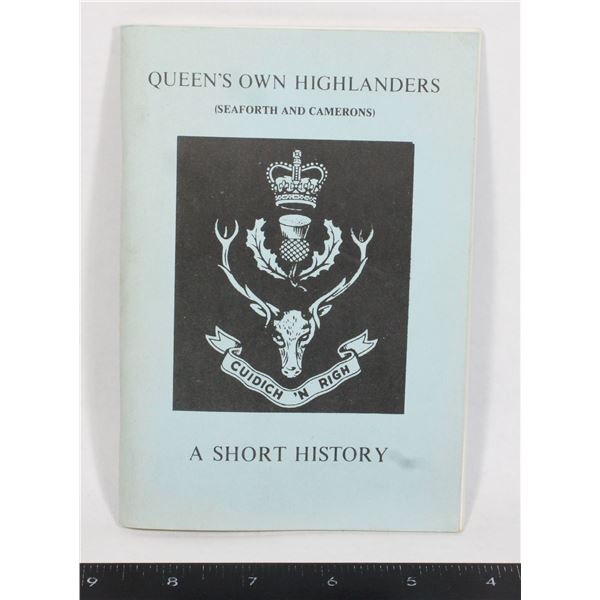 #246 Queens Own Highlanders Seaforth History