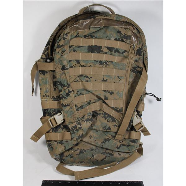 #251 Military Camo Camouflage Backpack