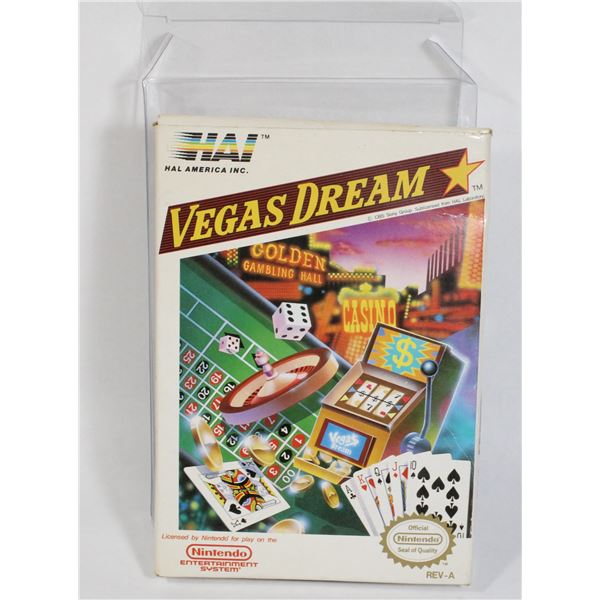 #266 Nintendo NES Game Vegas Dream CIB Works!