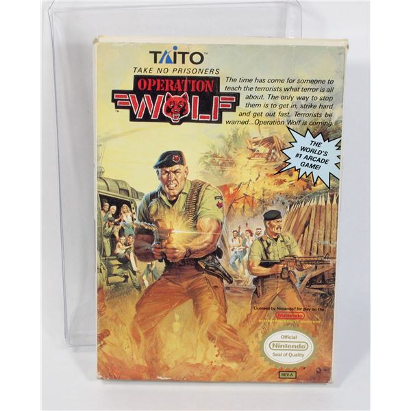 #267 Nintendo NES Game Operation Wolf CIB Works!