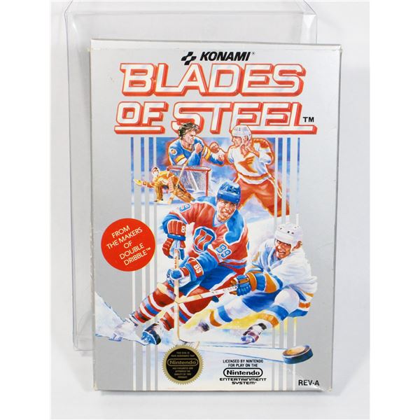 #269 Nintendo NES Game Blades of Steel CIB Works!