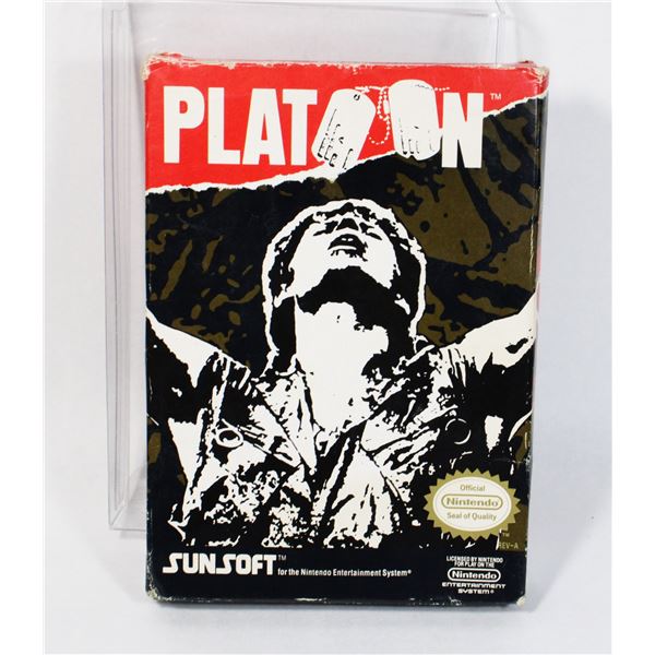 #270 Nintendo NES Game Platoon CIB Works!