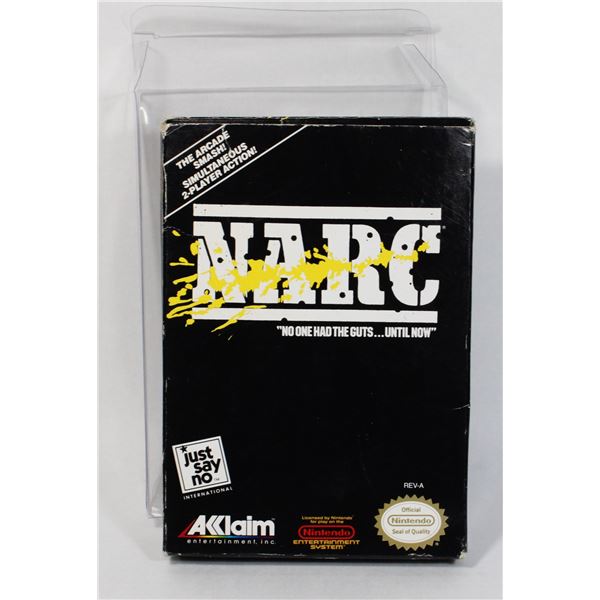 #272 Nintendo NES Game NARC CIB Works!