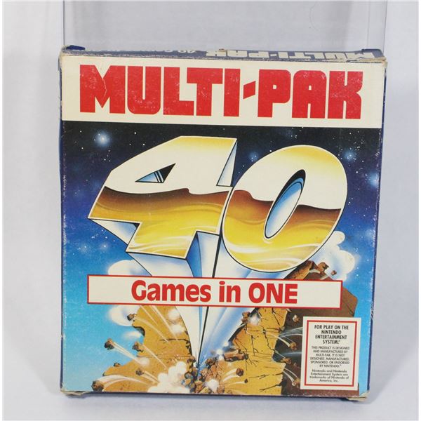 #276 Nintendo NES Game Multi-Pak 40 Works!