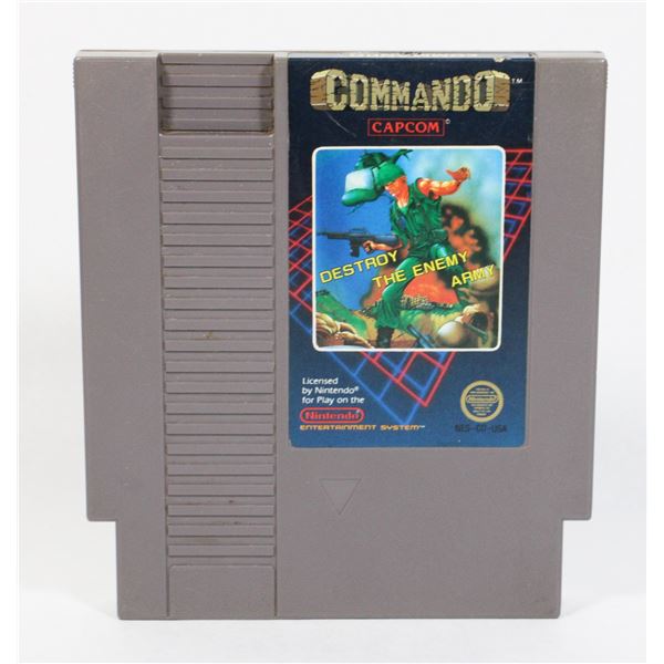 #282 Nintendo NES Game Commando Works!