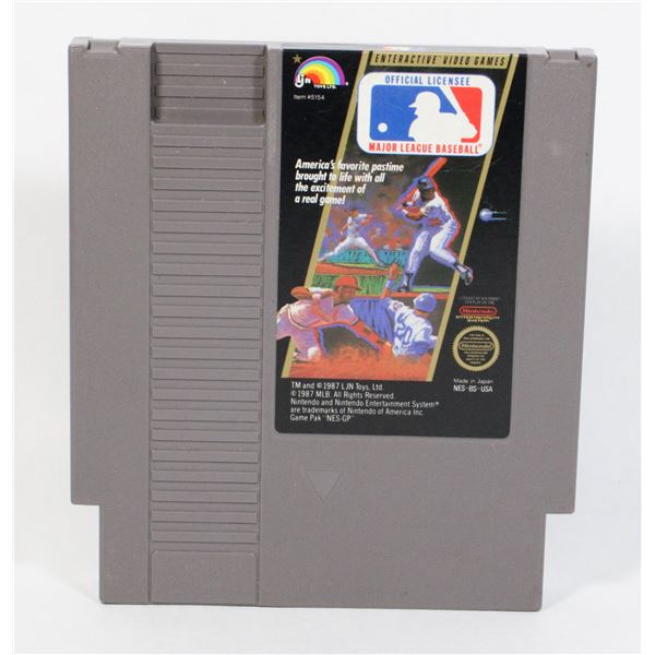 #288 Nintendo NES Game Mano League Baseball