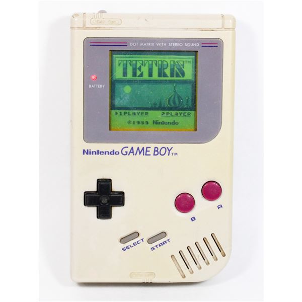 #291 1989 Nintendo Game Boy System w/ Tetris Works