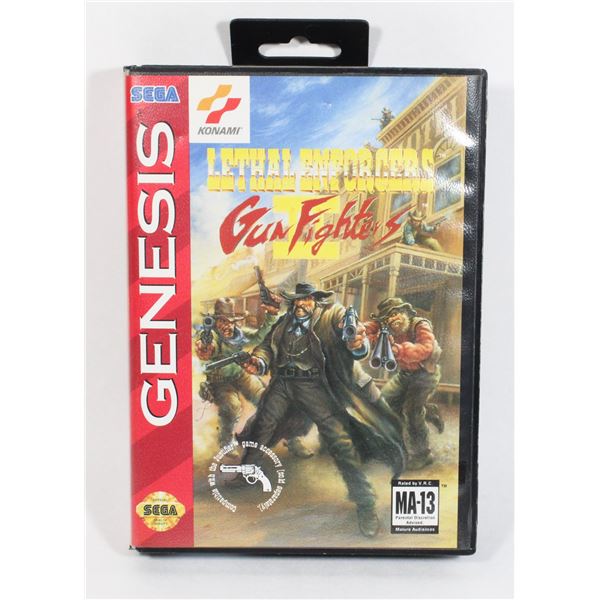 #302 Sega Genesis Lethal Enforcers II Gun Fighters