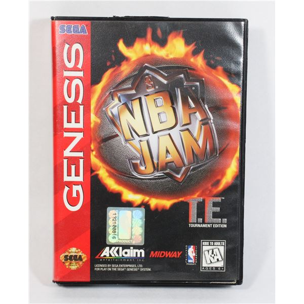 #304  Sega Genesis Game NBA Jam Works!