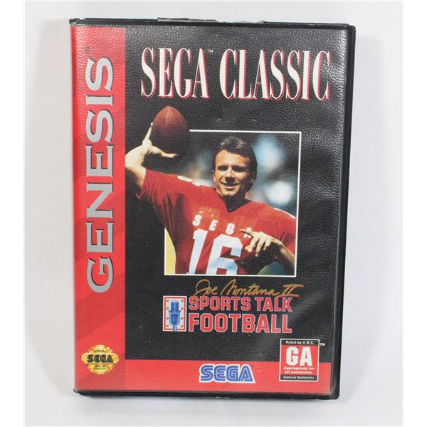 #307 Sega  John Montana II Sports Talk Football