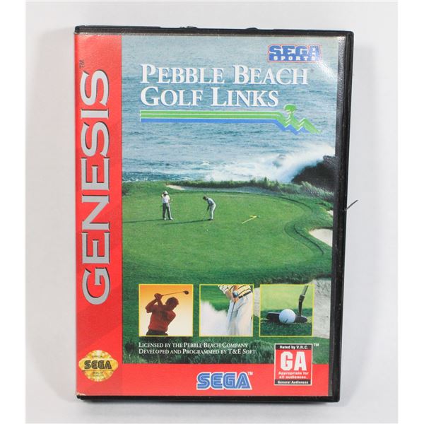 #308 Sega Genesis Pebble Beach Gold Links CIB
