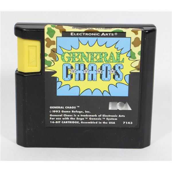 #312 Sega Genesis Game General Chaos Works!