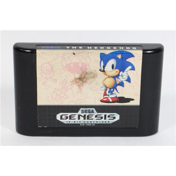 #313 Sega Genesis Sonic The Hedgehog Works!