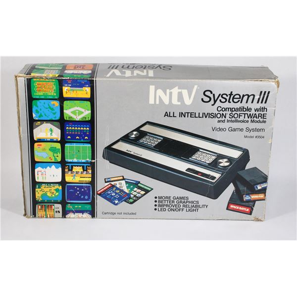 #317 Intellivision System III CIB Boxed w/ game