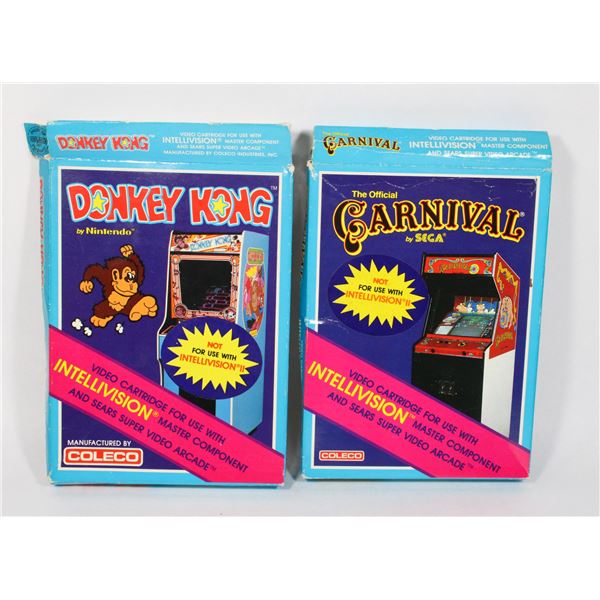 #334 Intellviision Boxed Games Donkey Kong