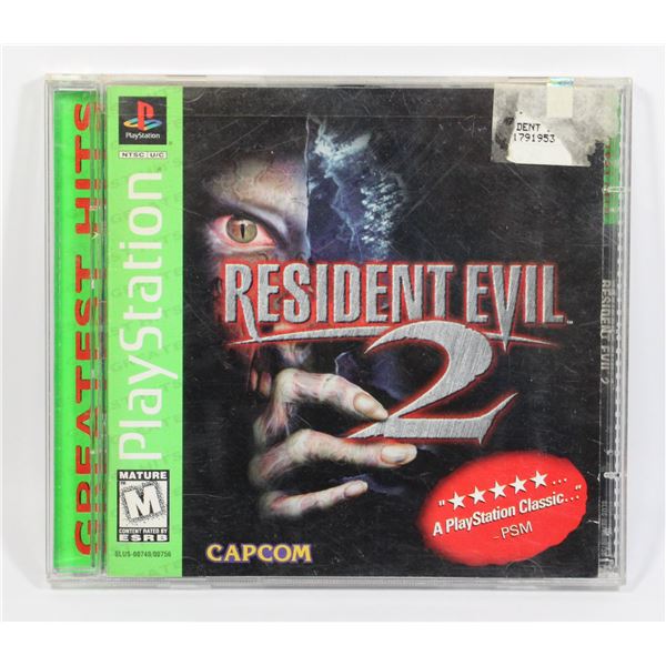#359 Playstation 1 PS1 Game CIB Resident Evil 2