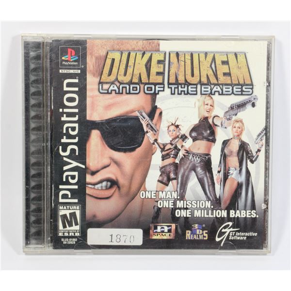#360 Playstation 1 Duke Nukem Land of the Babes