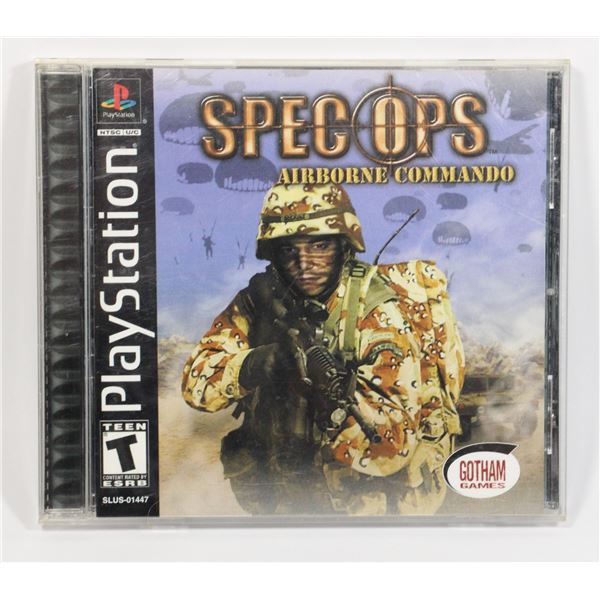 #365 Playstation 1 Game Spec Ops Airborne Commando
