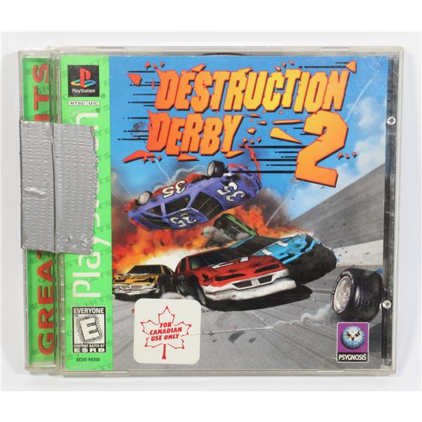 #374 Playstation 1 PS1 Game Destruction Derby 2