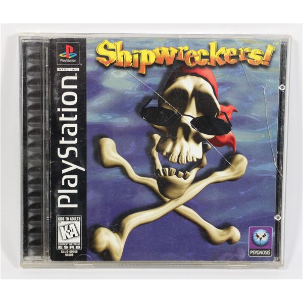 #378 Playstation 1 PS1 Game Shipwreckers!