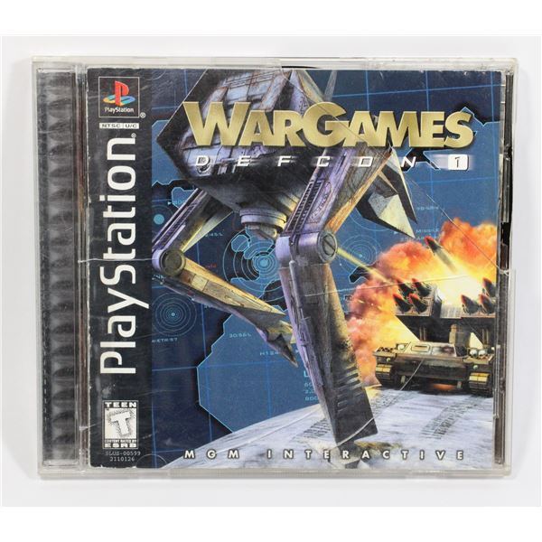 #379 Playstation 1 PS1 Game Wargames Defcon 1