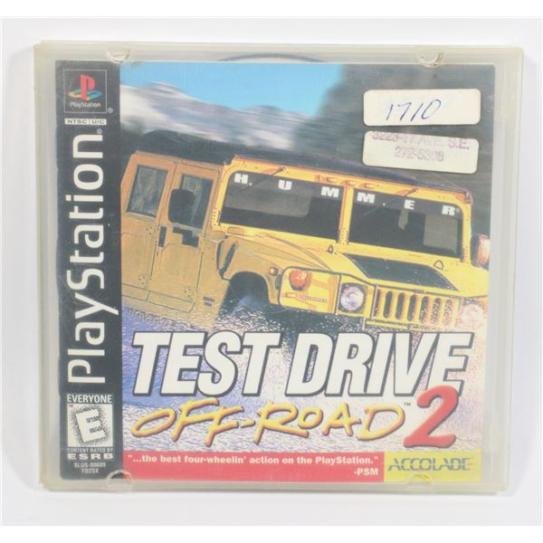 #380 Playstation 1 PS1 Game Test Drive Off-Road 2