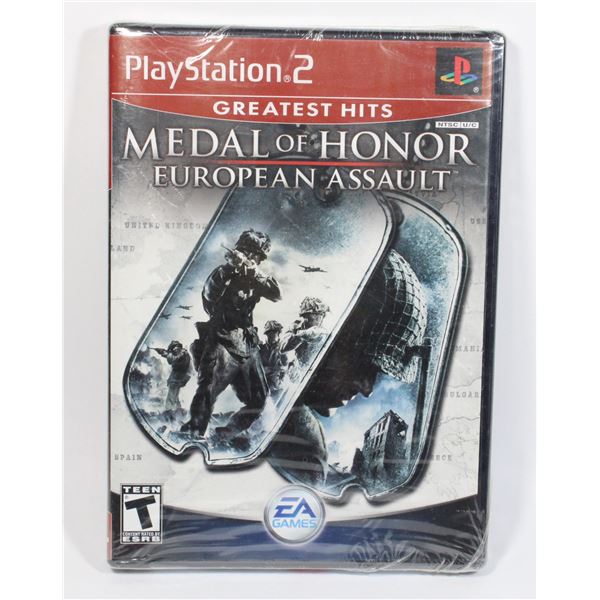 #383 SEALED PS2 Medal of Honor European Assault