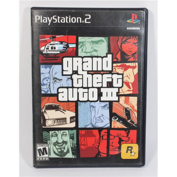 #384 Playstation 2 PS2 Game Grand Theft Auto III