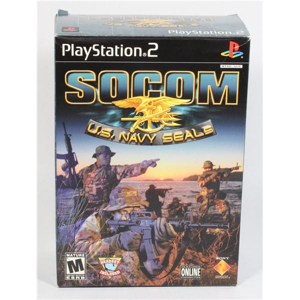 #385 Playstation 2 PS2 Game SOCOM US Naby Seals