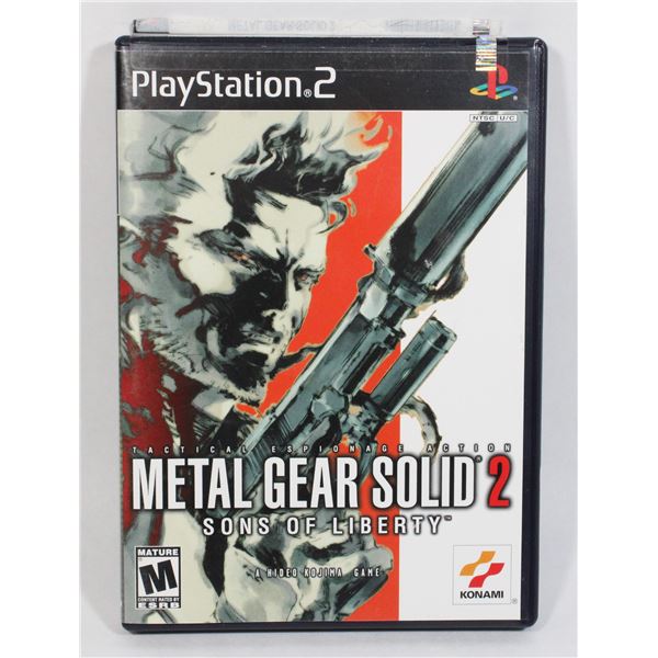#390 PS2 Game Metal Gear Solid 2 Sons of Liberty