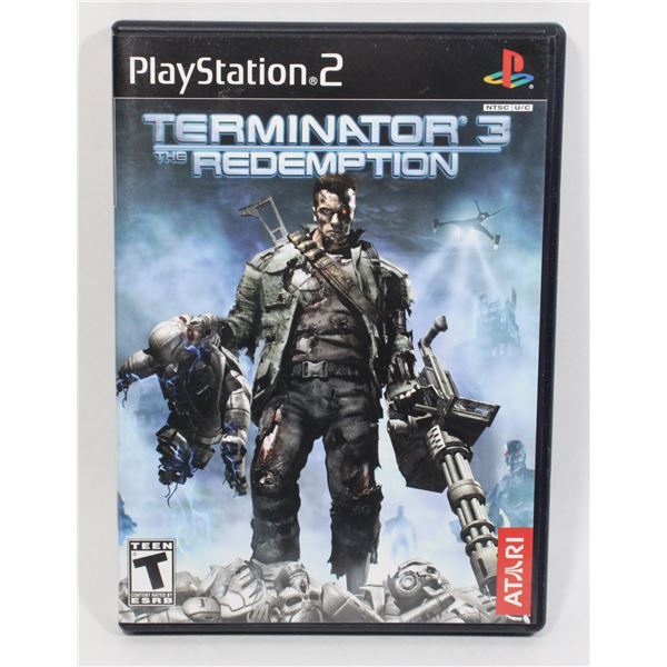 #393 PS2 Game erminator 3 The Redemption