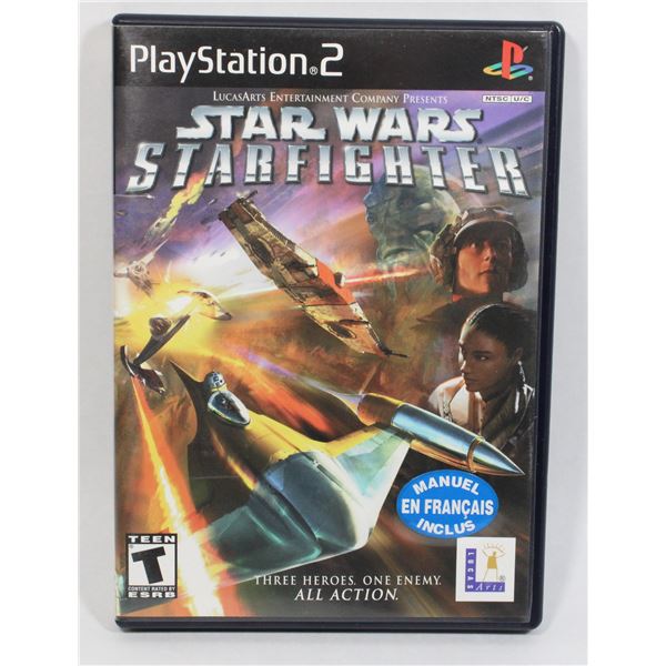 #394 Playstation PS2 Game Star Wars Starfighter