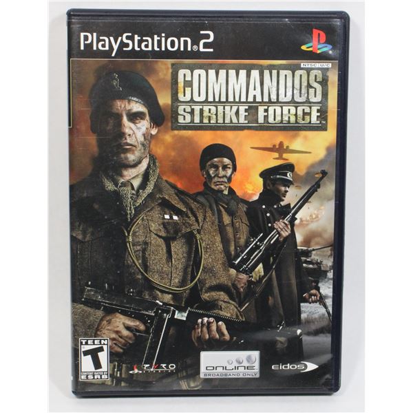 #405 Playstation 2 PS2 Game Commandos Strike Force