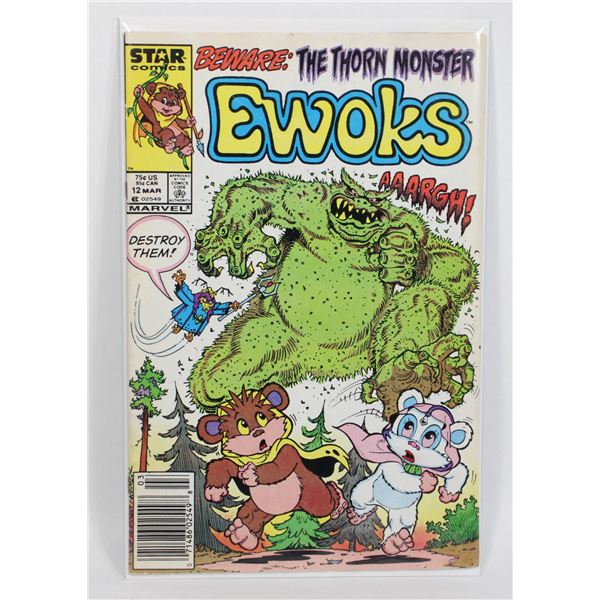 #489 Star Comics Star Wars Ewoks #12 March 1987