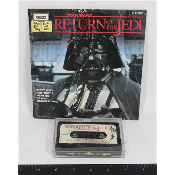 #495  Star Wars Read-Along Book ROTJ w/ tape