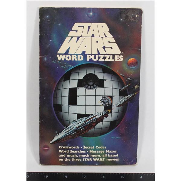 #502 1984 Star Wars Word Puzzles Softcover Book