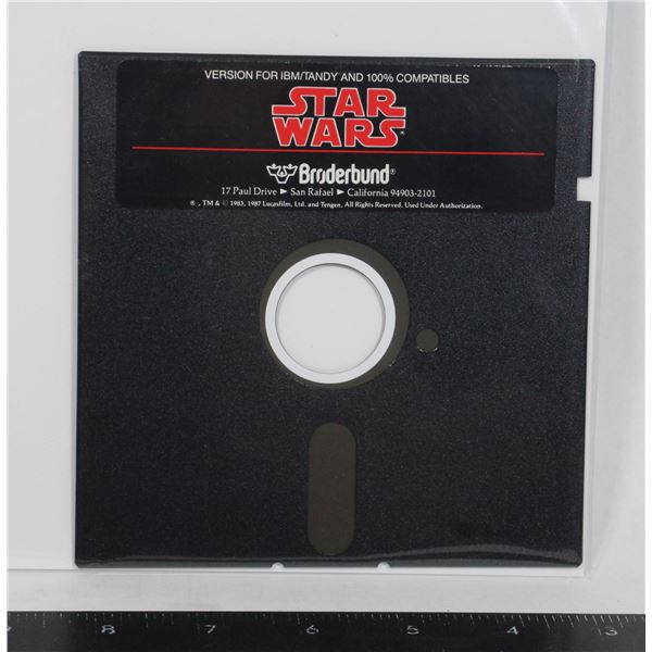 #512 1987 floppy disk Star Wars Game Broderbund