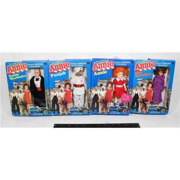 #530 1982 Annie Movie Toys Lot Sealed Ganzbros
