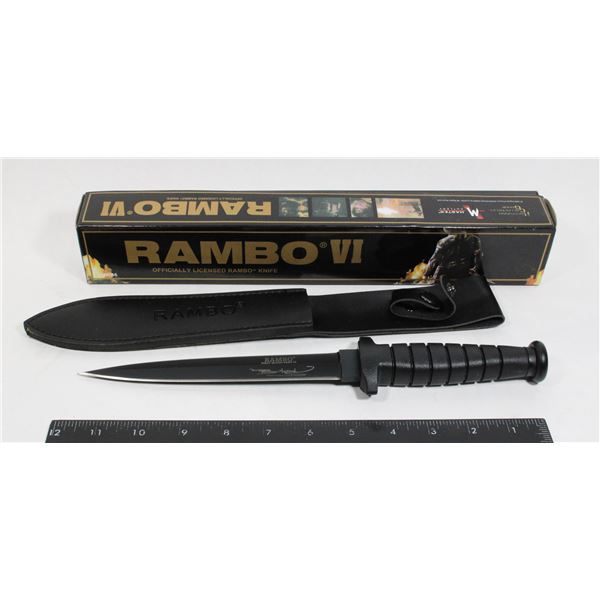 #533 Official Rambo Knife in Box