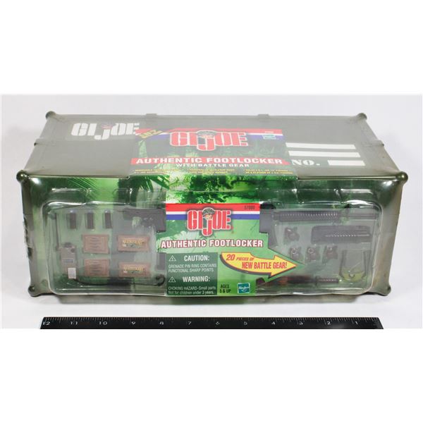 #540  Sealed G.I. Joe Authentic Footlocker 2001