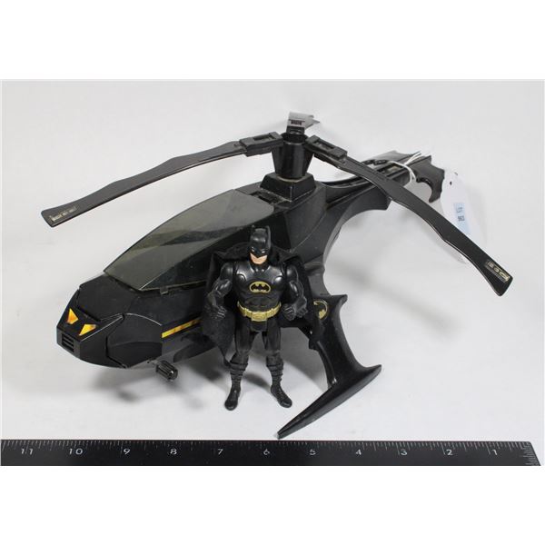 #563 1989 Kenner Batcopter w/ Batman Action Figure