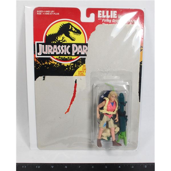 #575 1993 Kenner Jurassic Park Ellie Sattler +card
