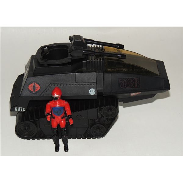 #589 1983 GI Joe ARAH Cobra H.I.S.S. +Enemy Figure