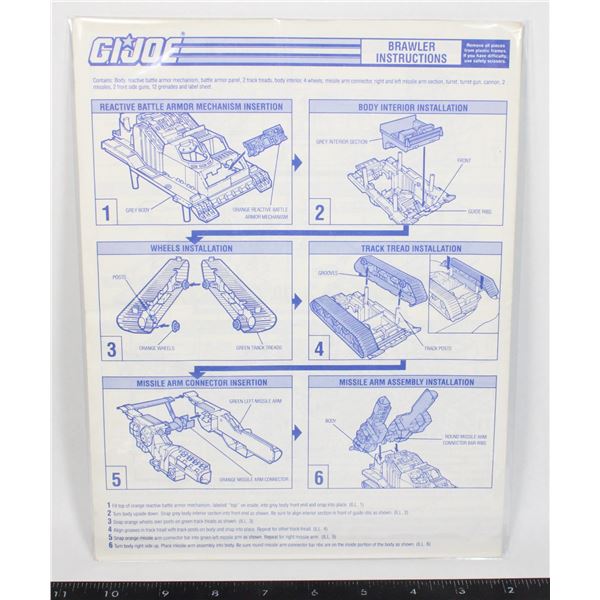 #615 G.I. Joe ARAH Blueprints Brawler Vehicle