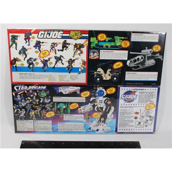 #624  G.I. Joe ARAH Advertising Poster 2 Sided