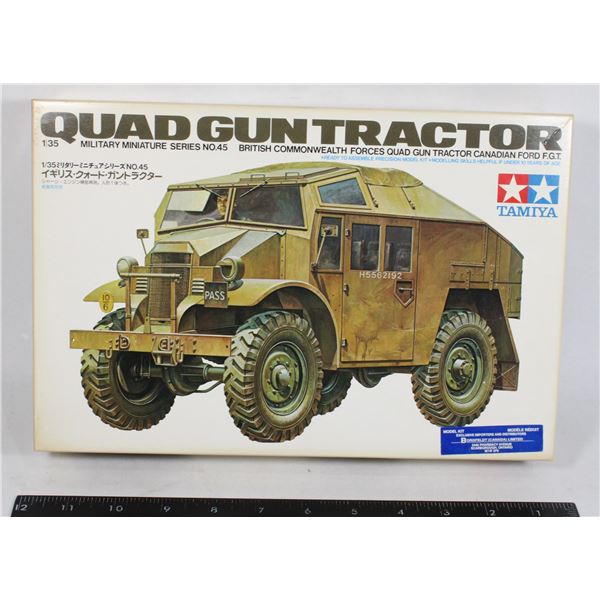 #680 Tamiya 1:35 Scale Model Kit Quad Gun Tractor