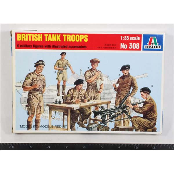#690 Italeri 1:35 Kit WW2 British Tank Troops