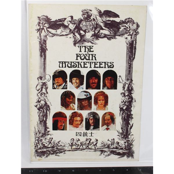 #771 Japan Movie Book The Four Musketeers 1974