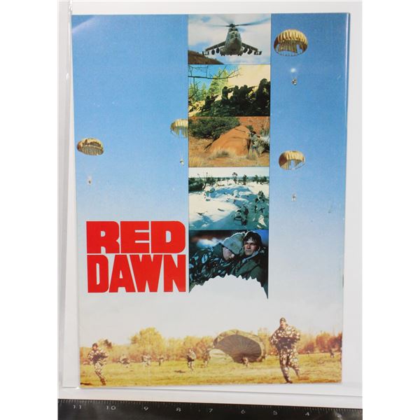 #782 Japan Movie Poster Book Red Dawn 1984