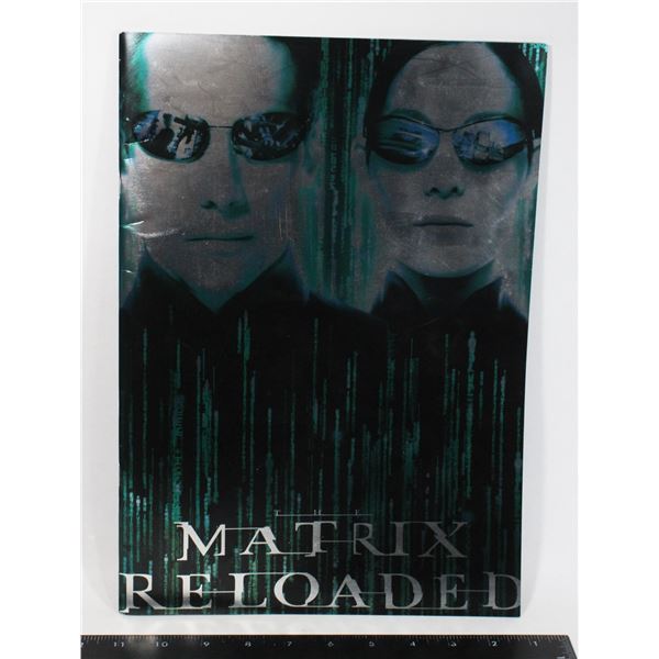 #795  Japan Poster Book The Matrix Reloaded 2003